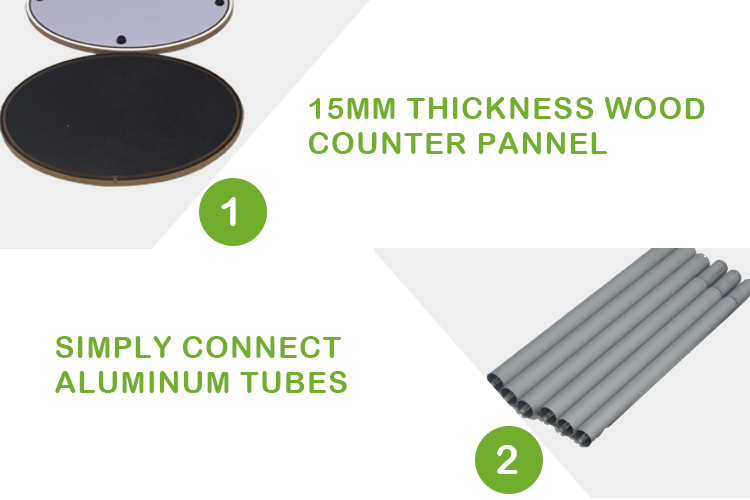 Green Circle Themed  Event Party Round Backdrop Kit