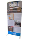 Portable Support Stand System for Straight Fabric Tube Wall Backdrop / Banner