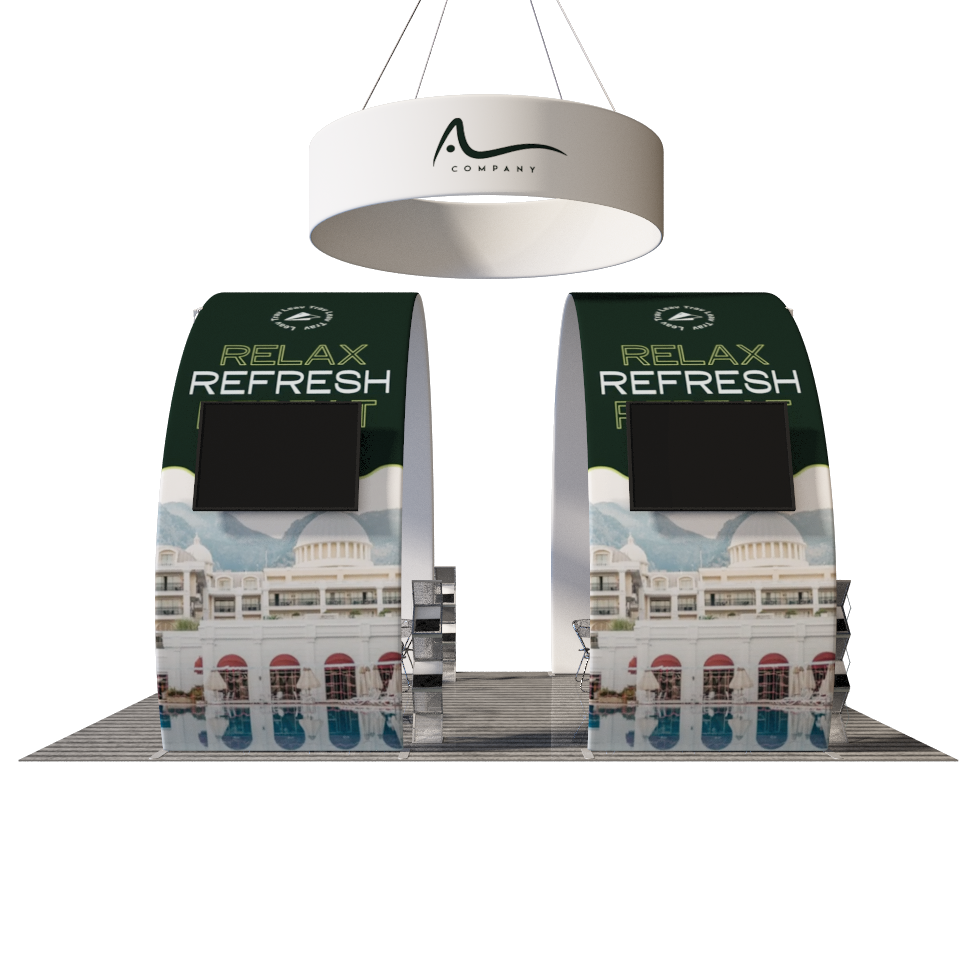 Portable Exhibit Display 3m x 6m - Model 9