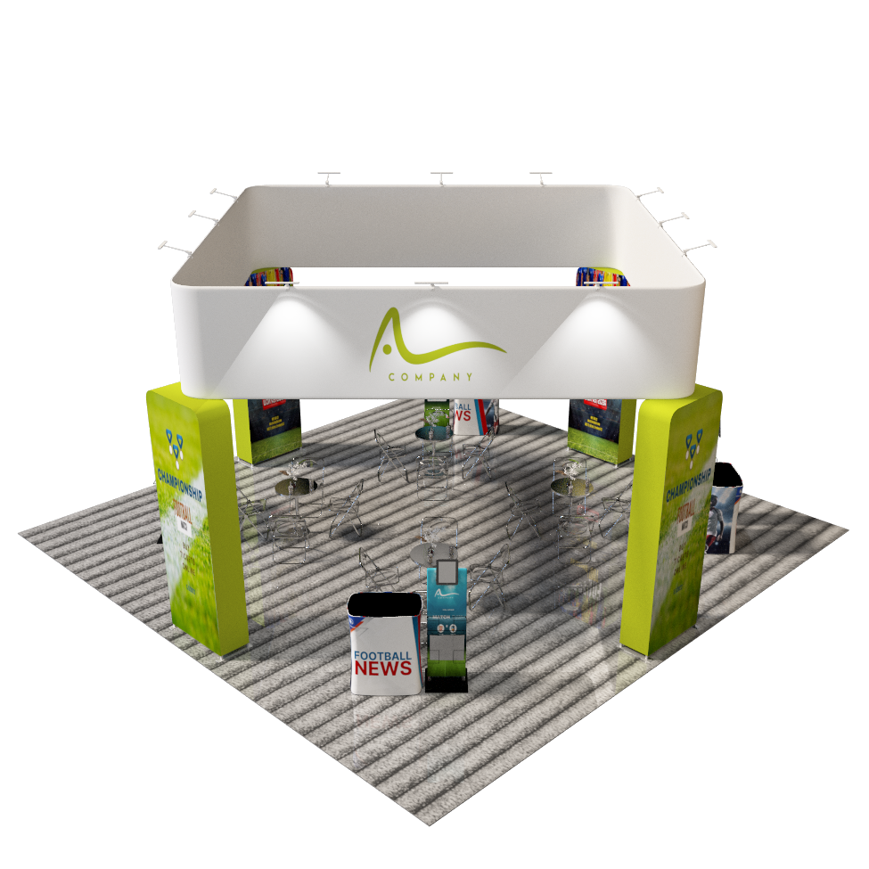 Modular Booth Kits 6m x 6m - Model 11