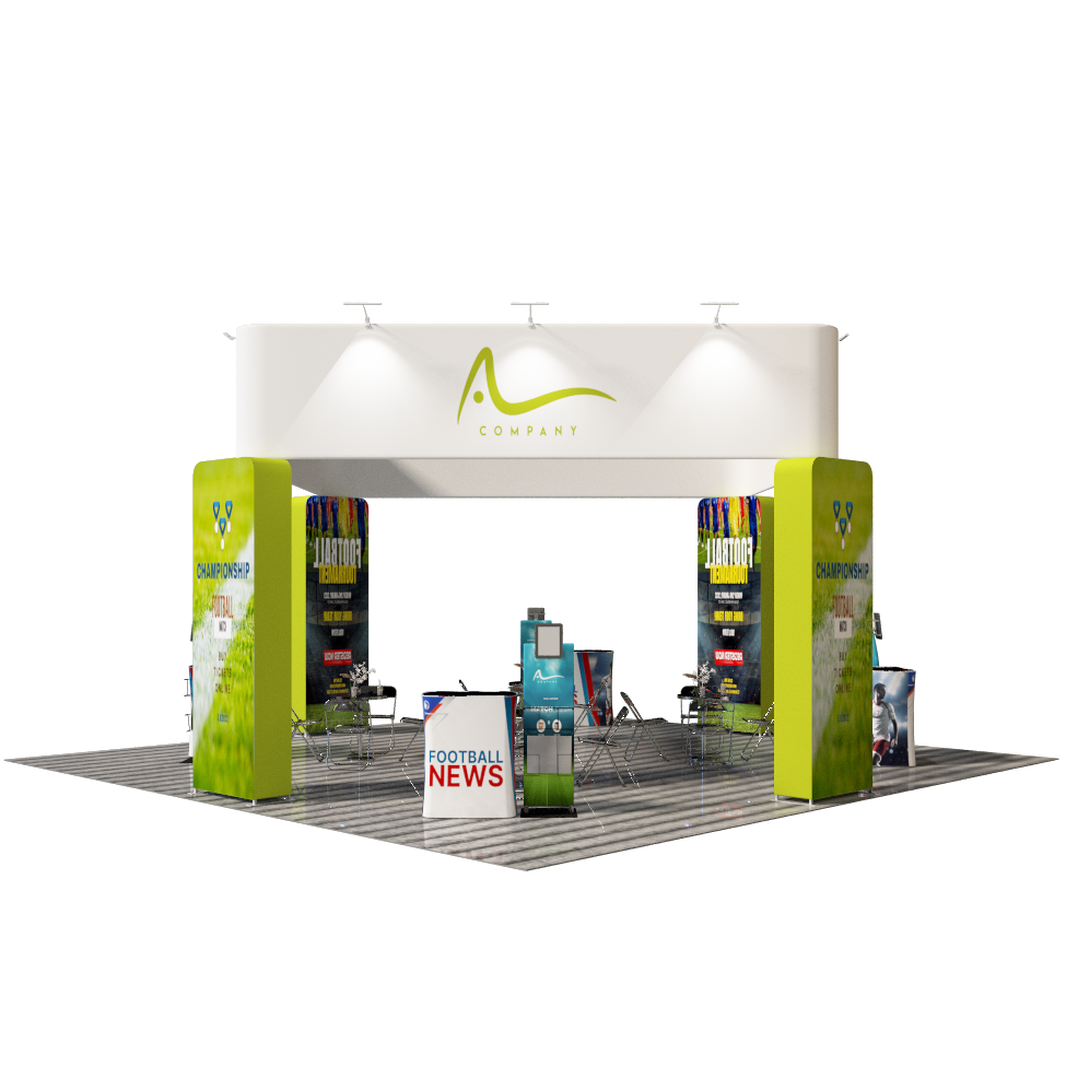 Modular Booth Kits 6m x 6m - Model 11