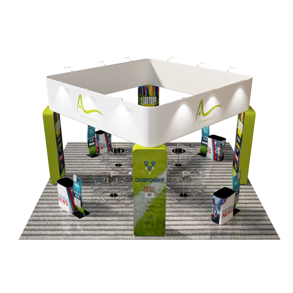 Modular Booth Kits 6m x 6m - Model 11
