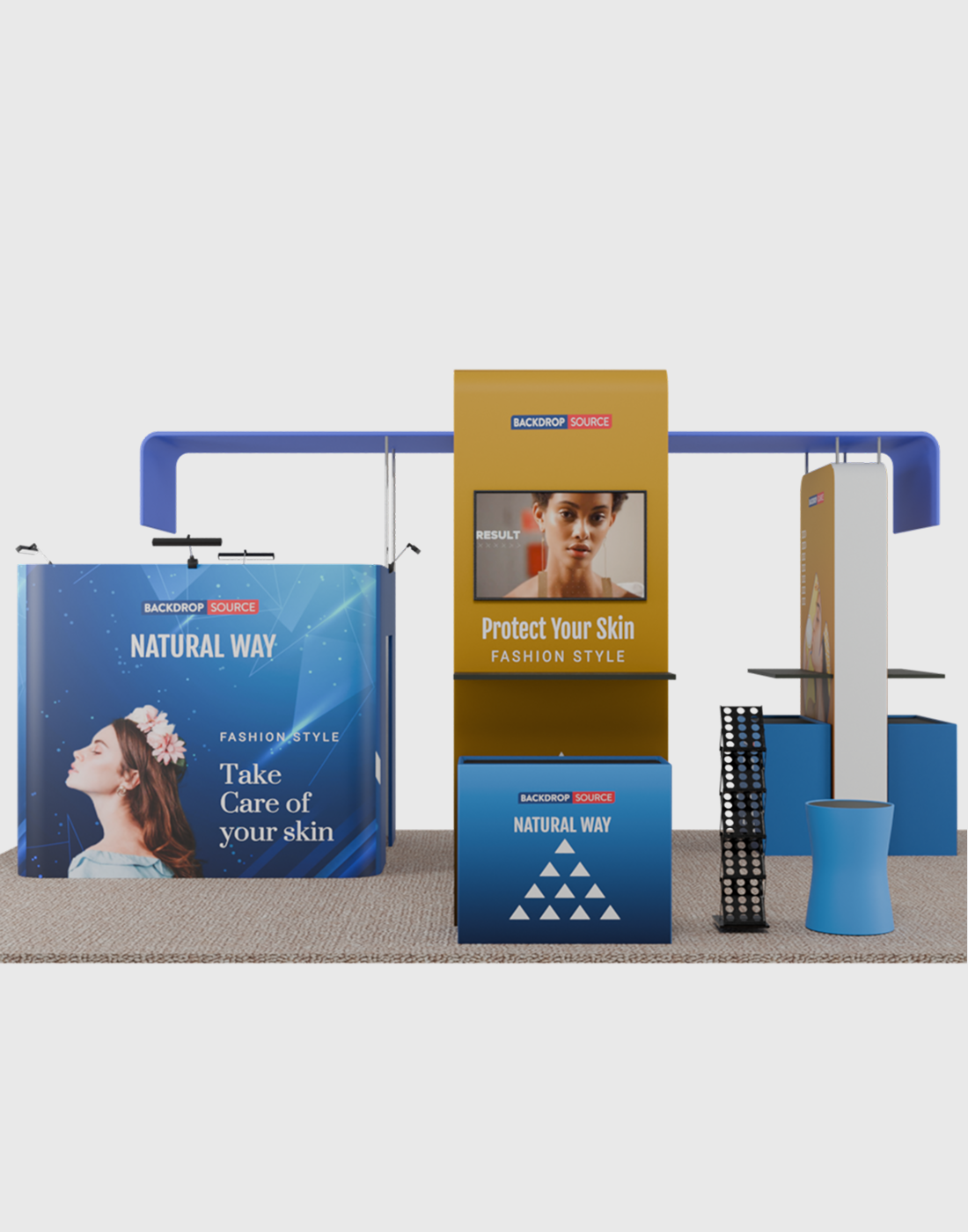 Modular Booth Kits 6m x 6m - Model 12