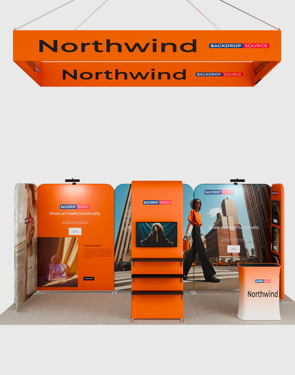 Portable Exhibit Display 3m x 6m - Model 13