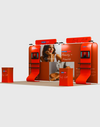 Portable Exhibit Display 3m x 6m - Model 12