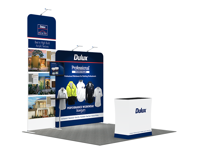 Portable Exhibit Display 3m x 3m - Model 13
