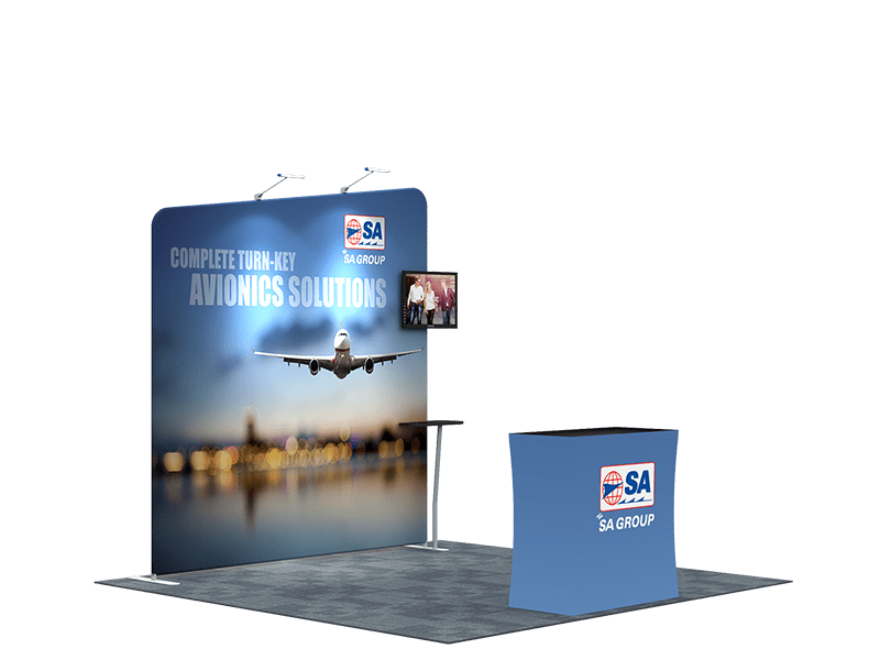 Portable Exhibit Display 3m x 3m - Model 9