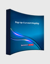 Fabric Pop Up Curved Display for Exhibitions