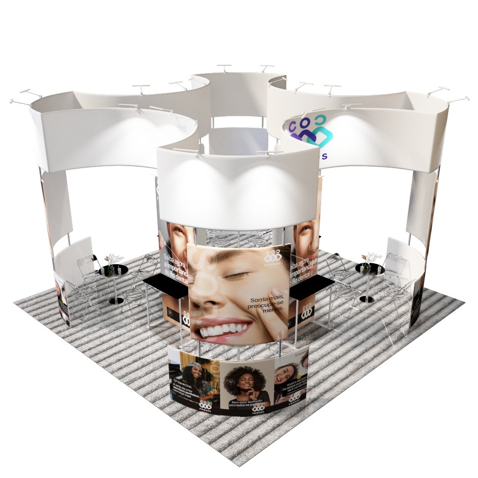Modular Booth Kits 6m x 6m - Model 14