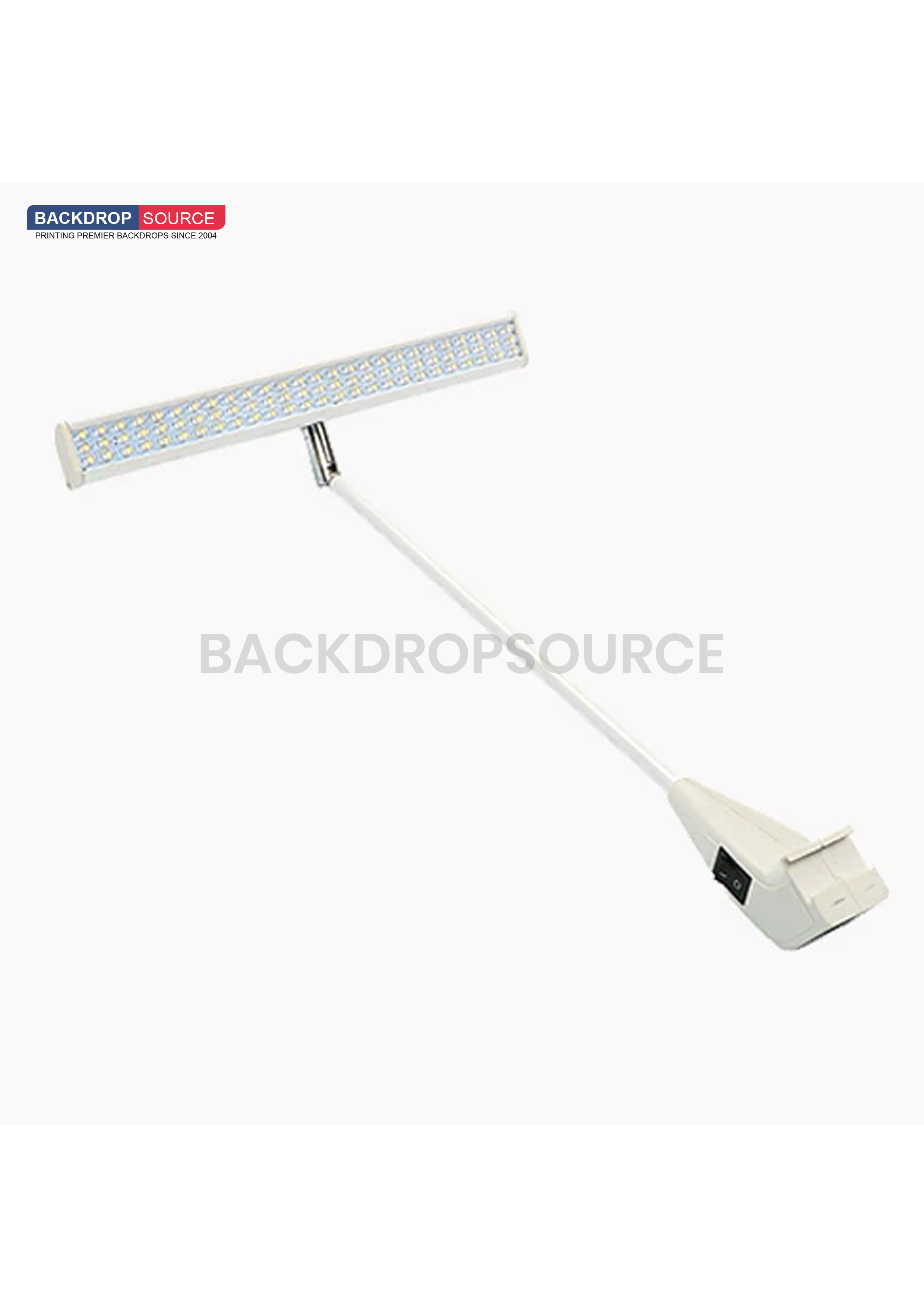 Curved Backwall Kit with Clamping Lights