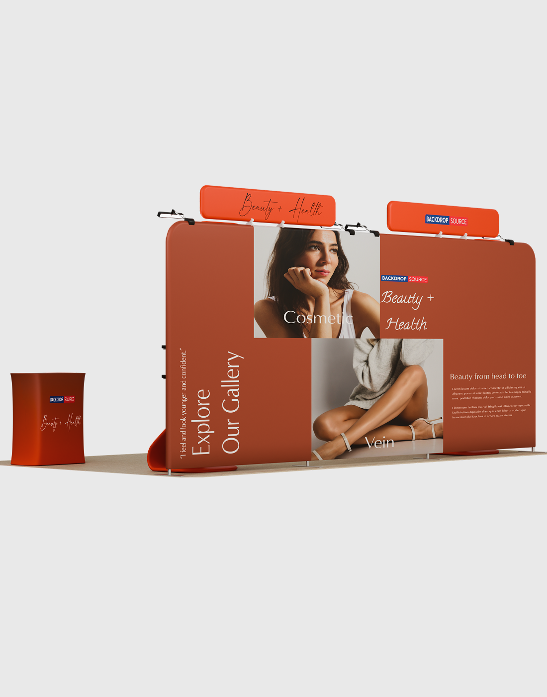 Portable Exhibit Display 3m x 6m - Model 12