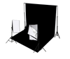 Photo Softbox Lighting and black backrop