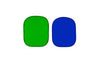 Reversible Chromakey Green And Blue Popup Backdrop 1.5m x 2.1m