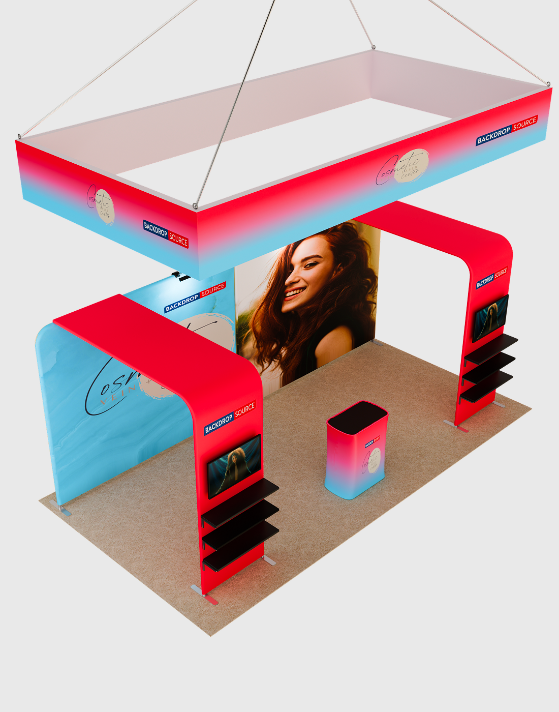 Portable Exhibit Display 3m x 6m - Model 15