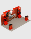 Portable Exhibit Display 3m x 6m - Model 12