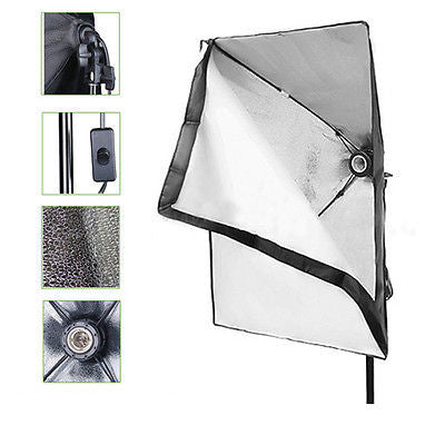 Studio Softbox with Light E27 Socket 50cm X 70cm Equipment