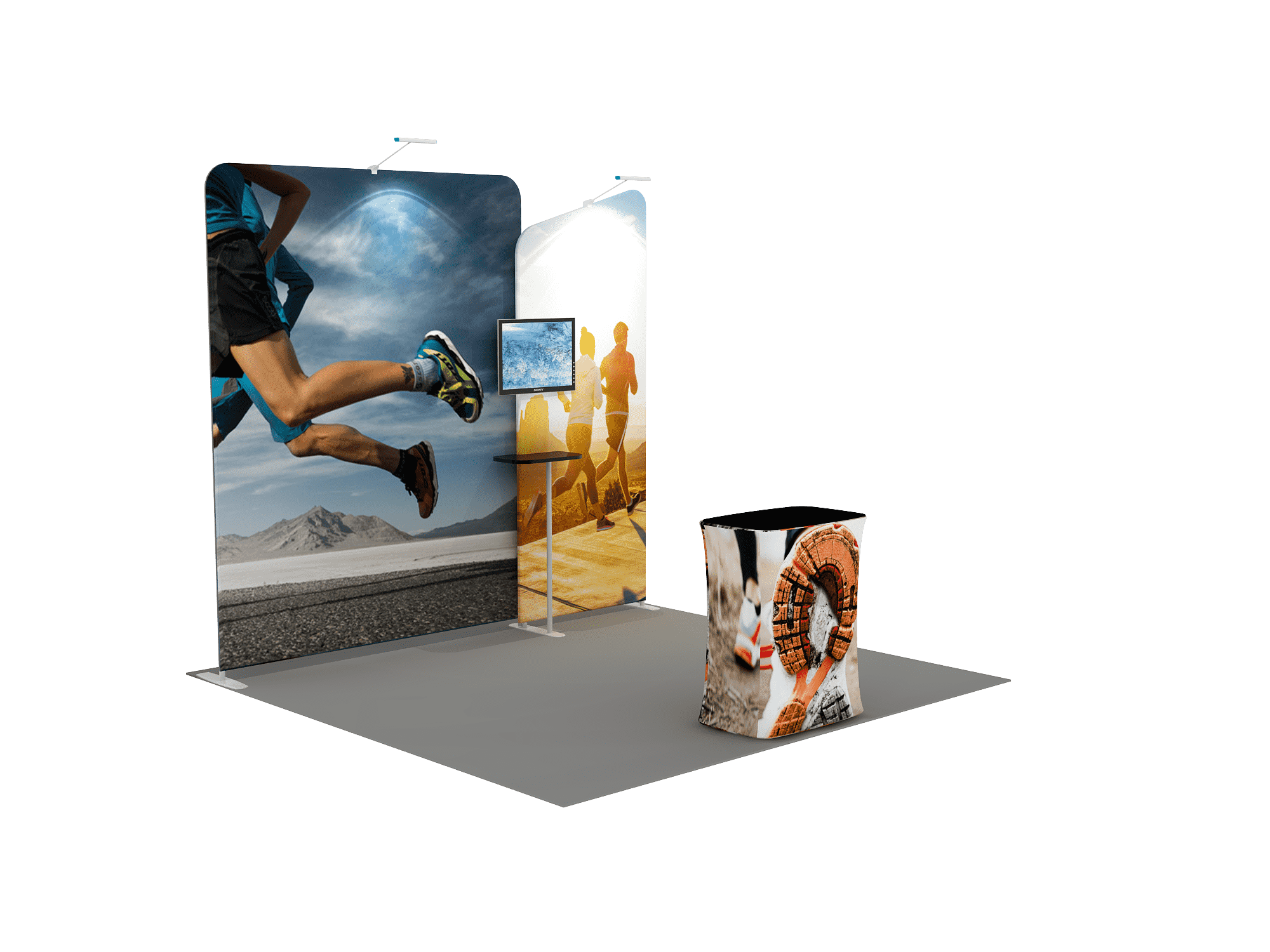 Portable Exhibit Display 3m x 3m - Model 3