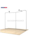 Curved Backwall Kit with Clamping Lights