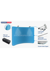 Curved Backwall Kit with Clamping Lights