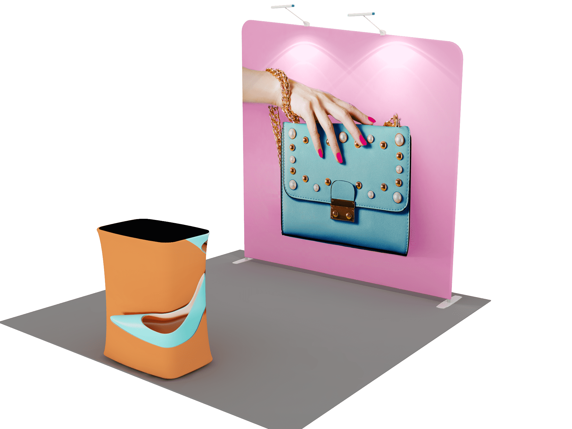 Portable Exhibit Display 3m x 3m - Model 9