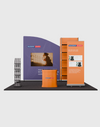 Portable Exhibit Display 3m x 3m - Model 18