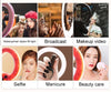 STUDIO PHOTOGRAPHY MAKEUP DIMMABLE 13 INCH (18W) LED CIRCLE RING LIGHT LAMP (FOR LIVE VIDEOS)