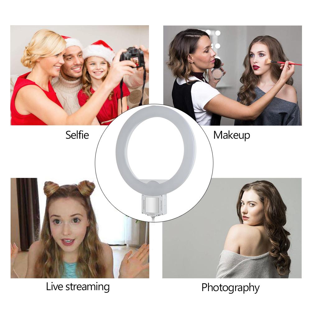 Powerful 13 Inch (70w) Video Selfie Led Ring Light for Smartphones - (Live Videos, Podcast, Insta Light)
