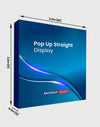 Fabric Pop Up Straight Display for all Exhibitions