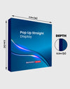 Fabric Pop Up Straight Display for all Exhibitions