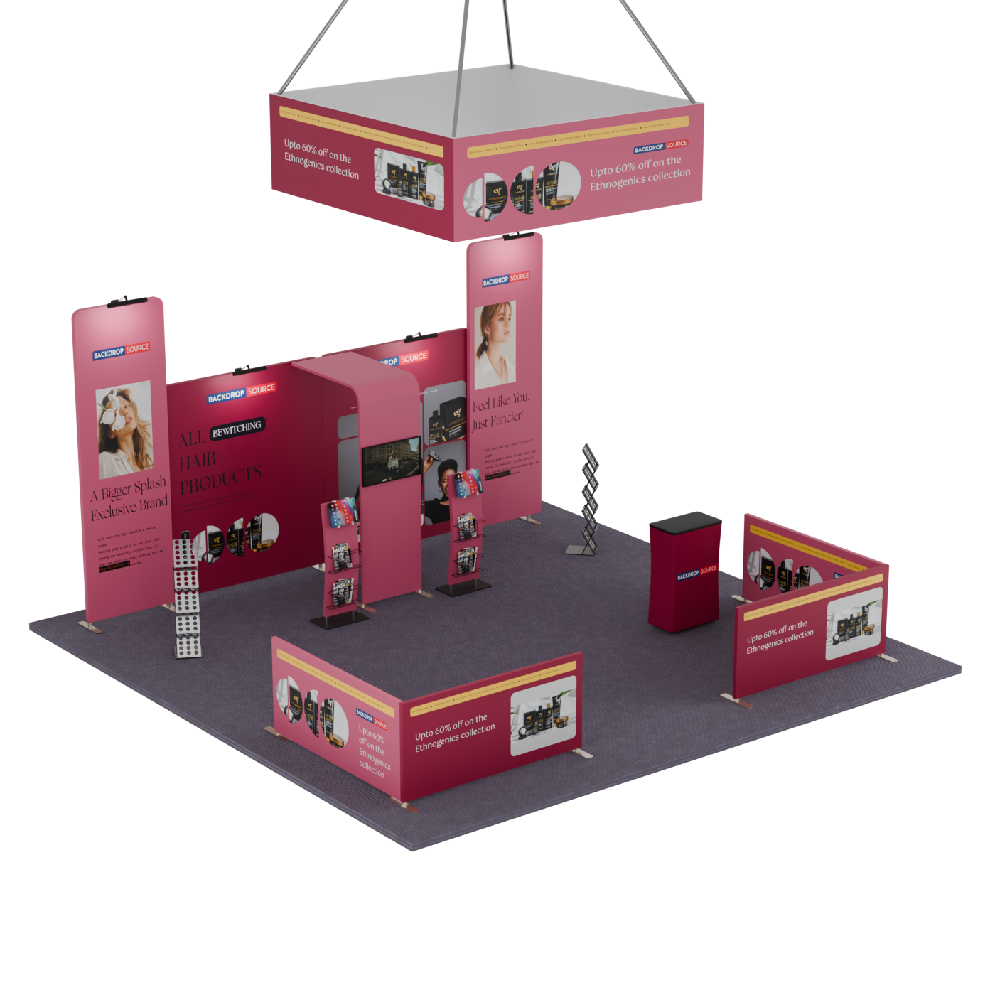 Modular Booth Kits 6m x 6m - Model 07