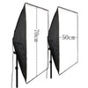 3 Head 750W Continuous Softbox Studio Lighting With Studio Backdrop & Boom Arm Equipment Kit