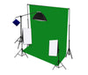 3 Head 750W Continuous Softbox Studio Lighting With Studio Backdrop & Boom Arm Equipment Kit