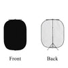 Collapsible Black And White Pop Up Backdrop (1.5m x 2.1m)